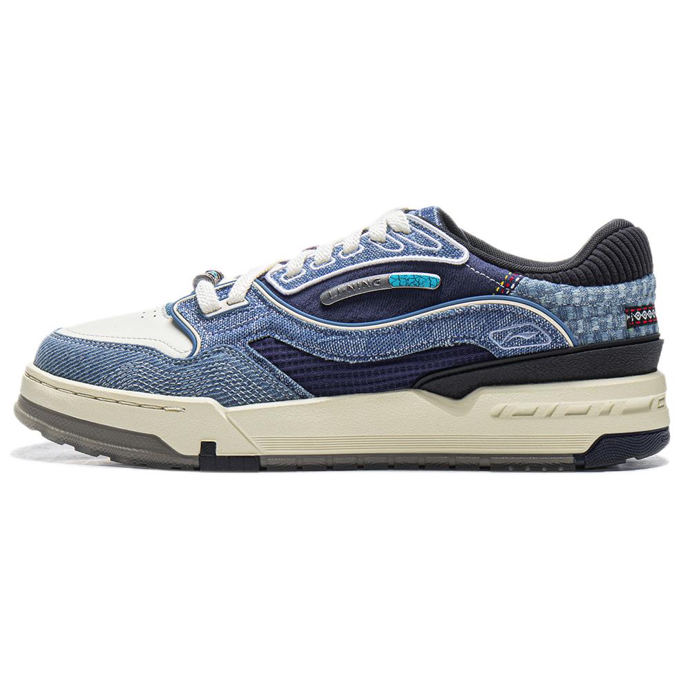 

Новые LiNing 001 BTC 3 Нескользящие Амортизирующие Износостойкие Легкие Низкие кеды для скейтборда Унисекс Синие AGCV281-2 36