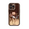 The Coffee Bear Figurine Lanyard Is Suitable for Apple 16PRO Phone Cases, Huawei OPPO, Xiaomi VIVO15