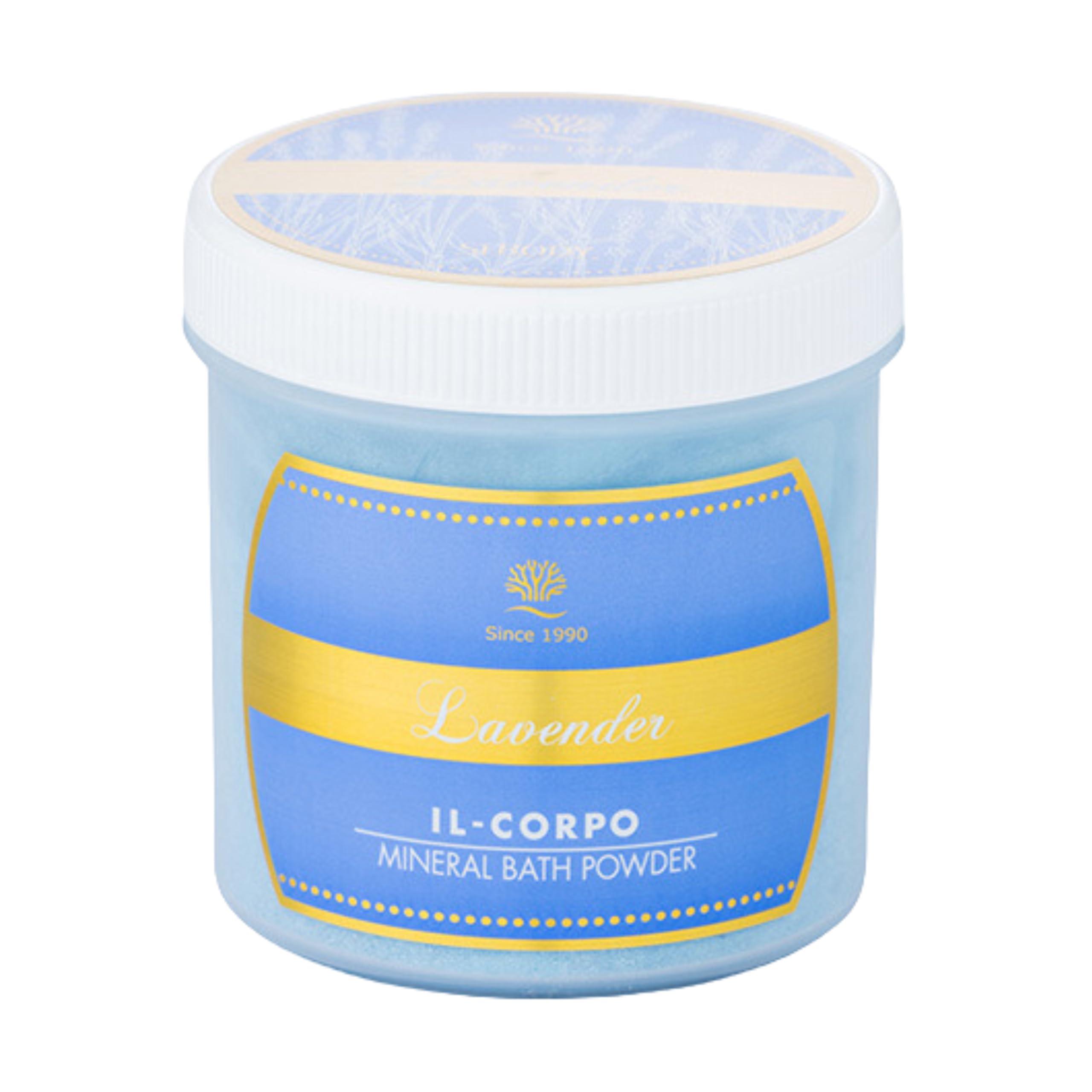 

Il Corpo Mineral Bath 600g Sauna Experience at Warm Bath Sweat Bath Minerals Powder, Lavender, (30 servings) - Home, Bath, Salts, Relief,