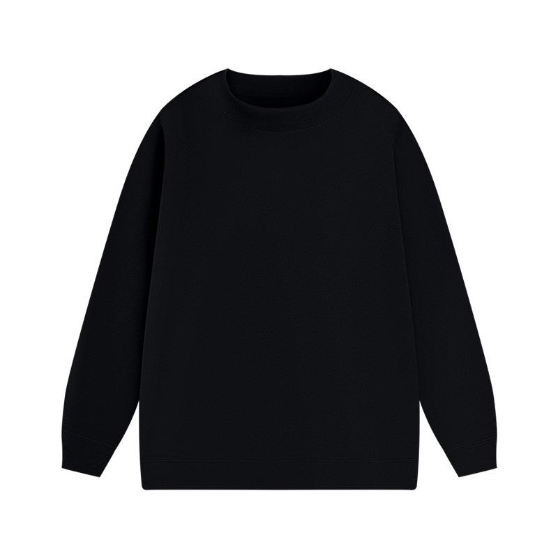 Men S Thick Fleece Lined Long Sleeve Sweatshirt Winter Warm Casual Top