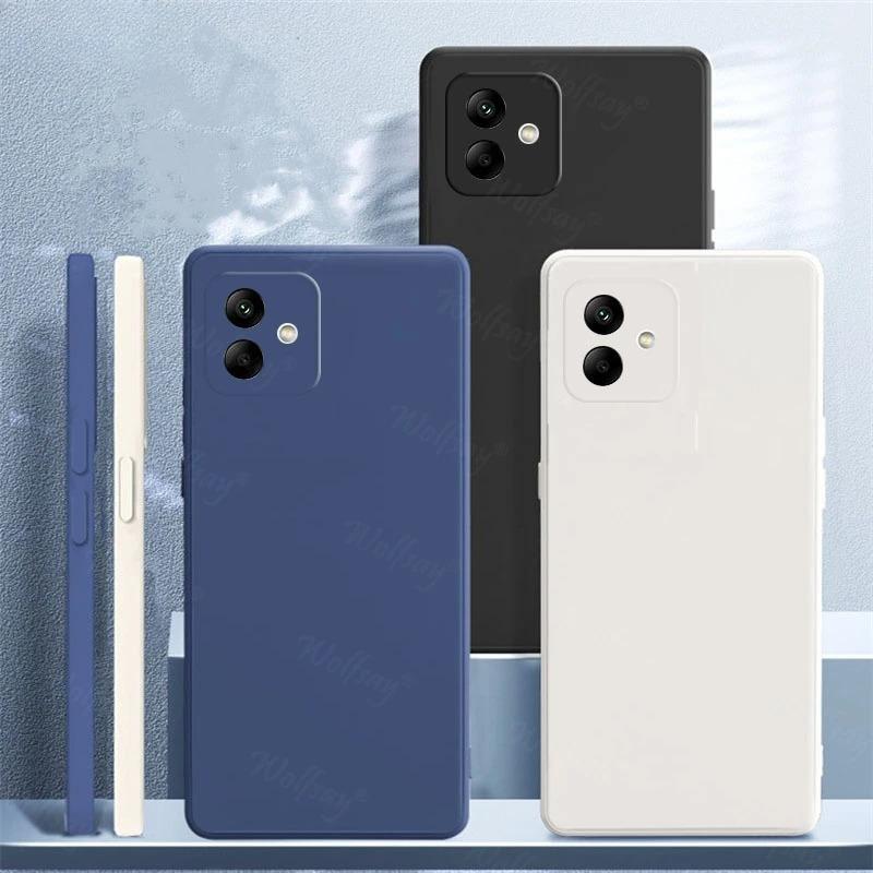 Candy Case For Samsung Galaxy M04 Case Original Liquid Silicone Back Case For Samsung M04 Cover For Samsung M04 M13 M23 M33 M53
