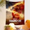 Shang-Chi Legend of Ten Rings Tapestry Wall Hanging, Marvel Kung Fu Hero Art, Action Wall Decor for Bedroom Gaming Room