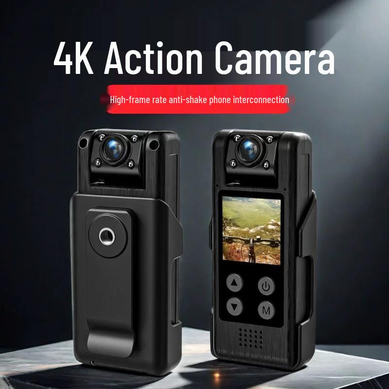 

Ultra HD Action Camera with Voice Recording, Image Stabilization, WiFi Hotspot, and DV Function