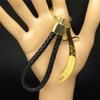 Islamic Imam Ali Zulfiqar Sword Key Chain for Women Men Stainless Steel Gold Color Arabic Religion Key Ring Bag Pendant Jewelry