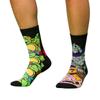 Teenage Mutant Ninja Turtles Unisex Adult Heroes And Villains Crew Socks