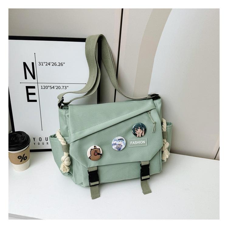2025 Spring New Large-capacity Shoulder Messenger Bag, Student Portable Class Commuting Portable Tote Bag