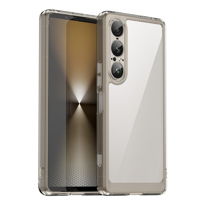 For Sony Xperia 1 VII Case Sony Xperia 1 VII Cover TPU Clear PC + Silicone Shockproof Protective Phone Cover Sony Xperia 1 VII