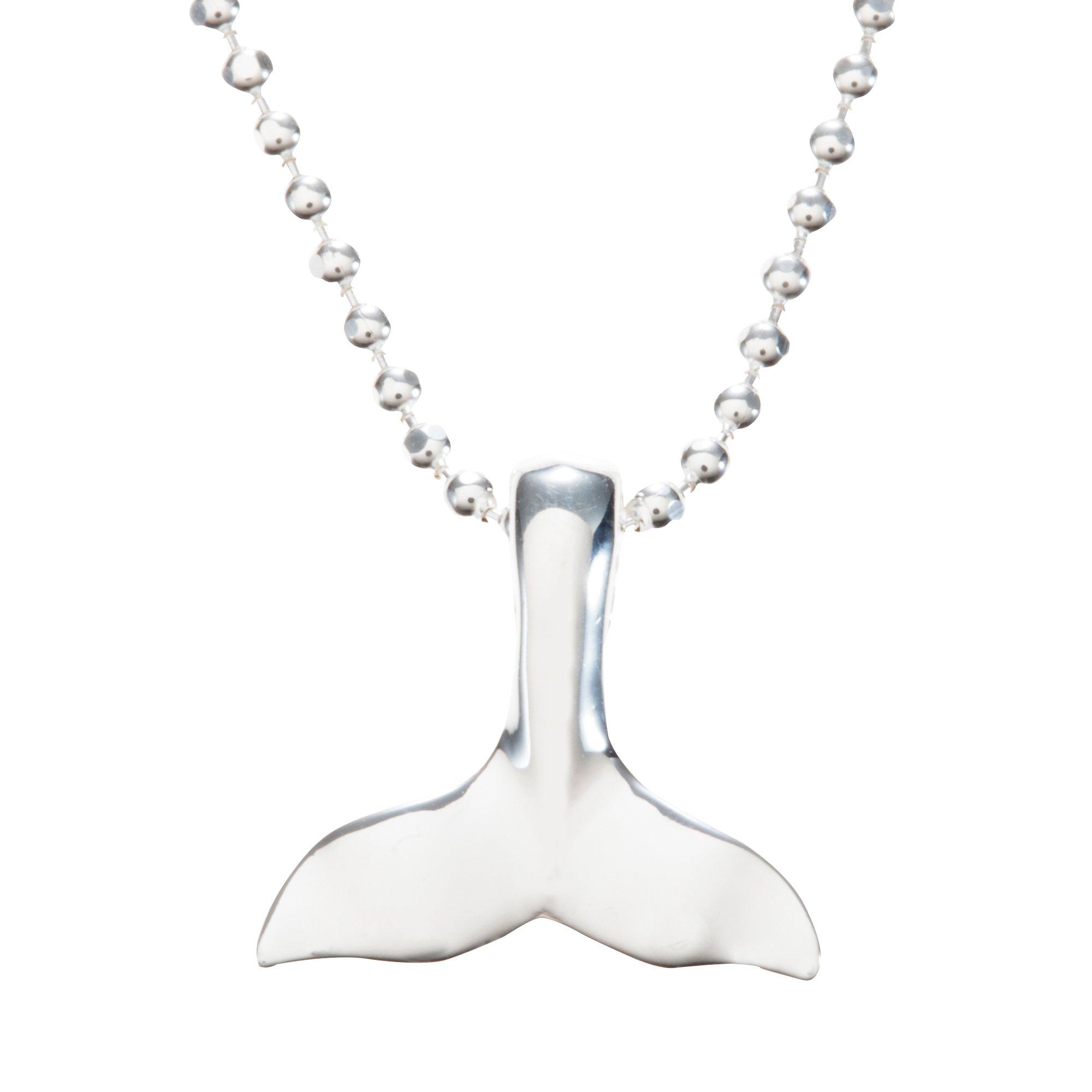 

Hawaiian Jewelry Necklace Pendant Mini Whale Tail Whale Jewelry [LocoMocoAloha] [Genuine]