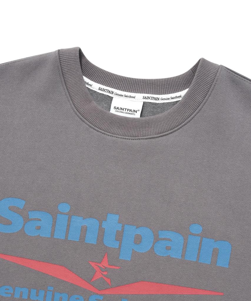 SAINTPAIN Sp Euler Logo Crewneck - Grey
