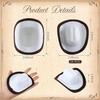 10Cm wine bottle cap white non-woven brown hemming wine bottle cowboy hat party decoration white cowboy