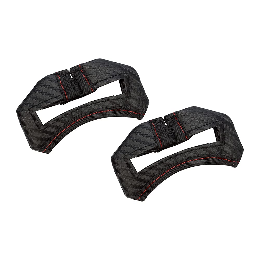 Tsuchiya Yac PF-359 Car Interior Supplies, Seat Belt Buckle Cover, Carbon, Black, Compatible with