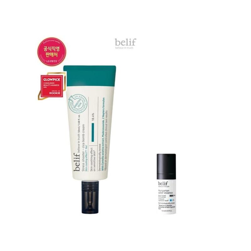 Belief Stress Shooter-Cica Night Cream 50ml Set