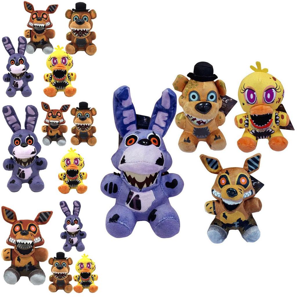Adorable Five Nights At Freddy's Plush Toys Featuring Chica Bonnie Foxy And Freddy For Kids