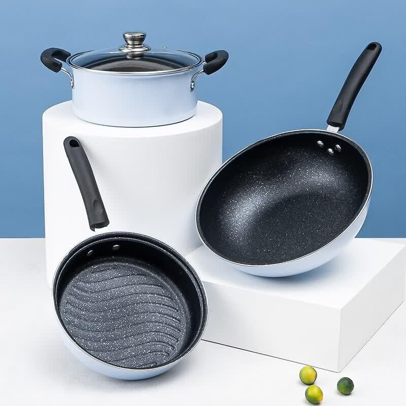 Debo 3-Piece Non-Stick Cookware Set