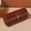 Delesys 2/3/4/8 Slots Embedded Portable Travel Storage Bag For Watch/Daily Necessities Storage Box Leather Zipper Watch Box