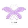 Large Iridescent Butterfly Wing Balloon (122x89 Cm) - Colorful Aluminum Film Inflatable for Photo Shoots