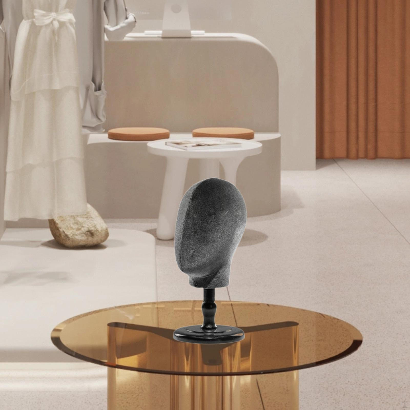 

Манекен Голова Шляпа Дисплей Держатель Укладка Многоцелевой Парик Подставка Манекен Модель для Black