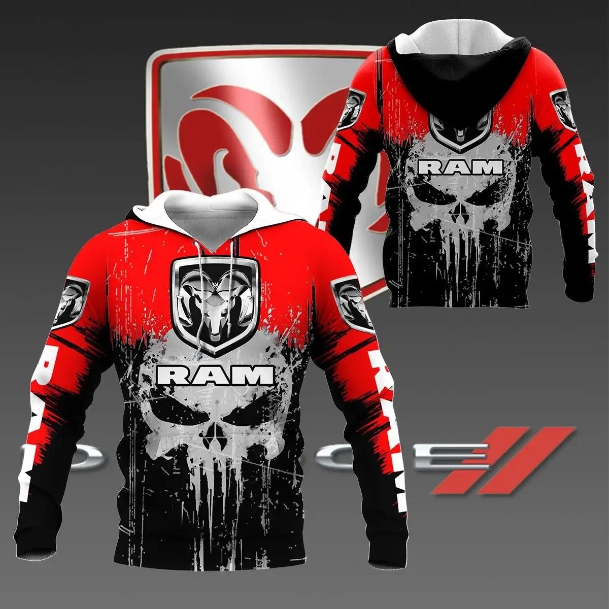 

2024 Весна и Осень Спортивная Персональная Уличная Мужская и Женская Гоночная Куртка 3D Мотоцикл Dodge Challenger Толстовка С Капюшоном Пуловер L