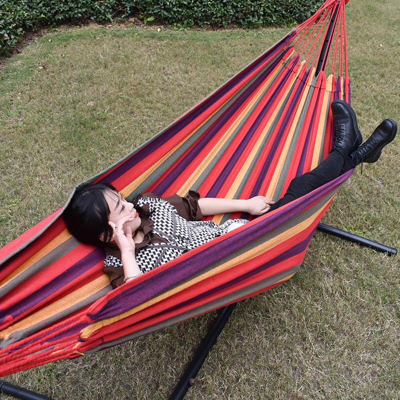 Portable Double Canvas Hammock