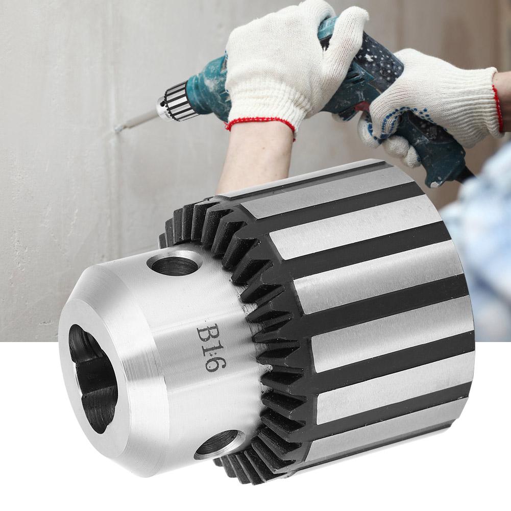 316mm B16 Heavy Duty Keyed Drill Chuck with Key for Lathe Bench Drill