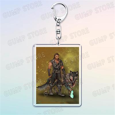 Critical Role Campaign 4 Portrait Keychain Accessories Bag Azune Nayar Bolaire Lathalia Halandil Fang Keyrings Jewelry Fans Gift