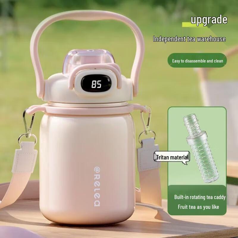 RELEA Mi Shu 1300ml Smart Temperature Display Dual-Drink Thermos