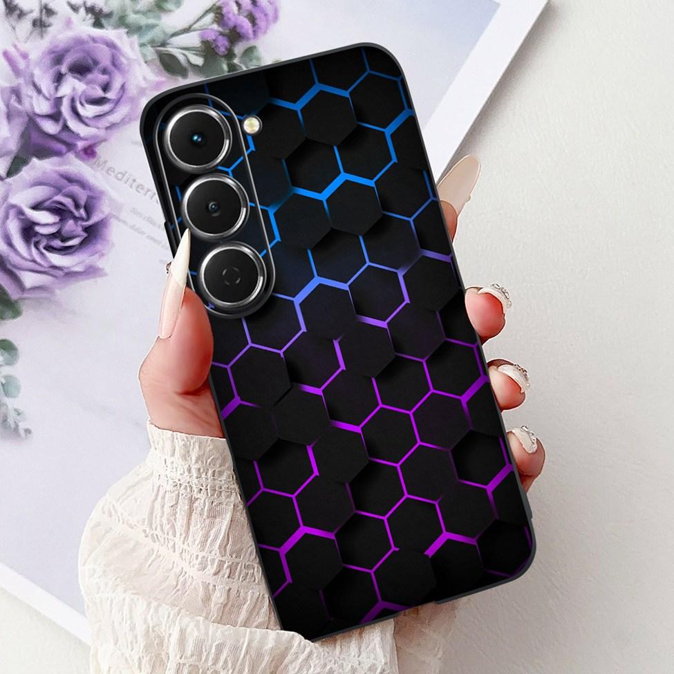 Casing For Tecno Spark 40Pro KM6 Cover For Techno Spark 40 Pro Case Silicone Luxury Butterfly Love Fashion Flowers Cool Painted