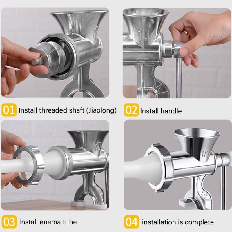 Manual Meat Grinder With Sausage Stuffer Effective Homes Kitchen Manual Meat Grinder for Ground Meats and Sausages