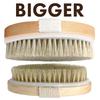 Wet and Dry Body Brush Exfoliator Soft Bristle Brush Naturally Exfoliates Dead Smooths Slows and Stimulates Lymphatic and Blood Flow by Scala 5 X