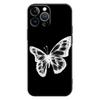 Black Butterfly Phone Case For iPhone Samsung Galaxy Redmi Xiaomi Oppo OnePlus Note S A 7 8 9 10 11 12 13 14 20 21 22 23 53 54 Pro Max Plus Ultra