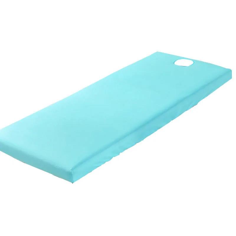 Practical 70x190cm Massage Table Bed Fitted Sheet Elastic Full Cover Rubber Band SPA Treatment with Face Breath Hole