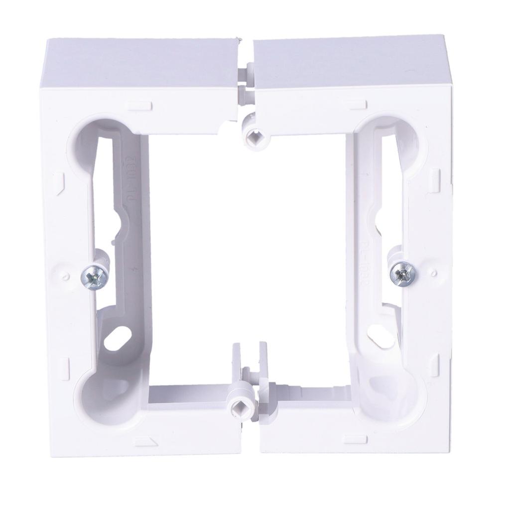 Surface-mounted box, foldable, white, element "C" PSC/11