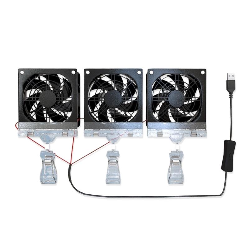 

FishTank Clip on Cooling Fan Water Plant Cooling Temperature Control Aquarium Chiller Cooling Fan Adjustable 1