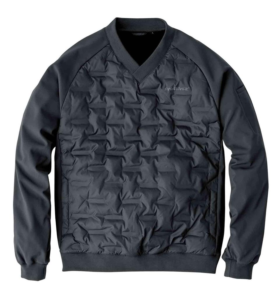 EVEN RIVER Crimped V Jacket, Autumn/Winter, Sumikuro, R426, Size 28 M