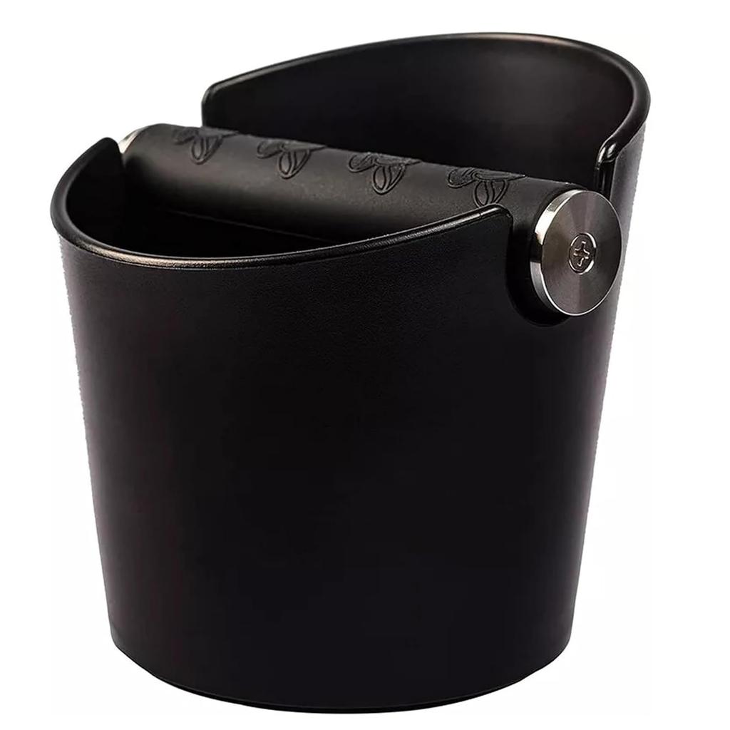TAMPURE Espresso Knock Box, a coffee tool for removing coffee grounds after brewing espresso, for commercial and home use, black