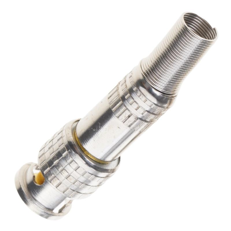 5Pcs/10Pcs 75-5 Solderless BNC Male Connector BNC Compression Connector for CCTV Camera System Easy Installation