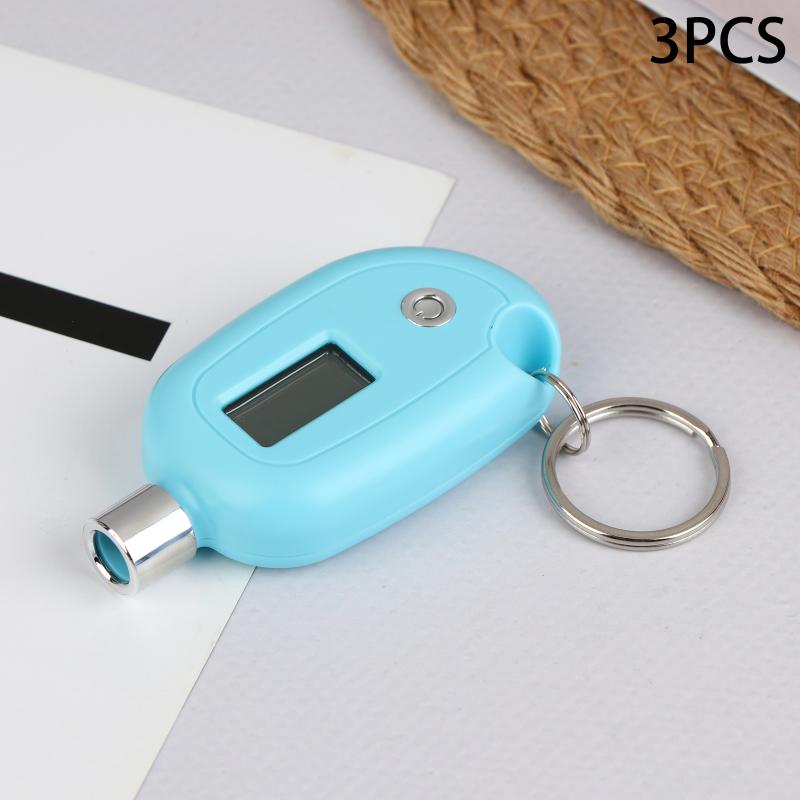 Digital Tire Pressure Gauge with LCD Screen, Portable Tester Tool for Auto/Motorcycle Safety, Air Pressure Alarm Meter