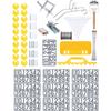 Beekeeping Tool Set: Wire, Tensioner, Belt, Hive Numbers, 45 Pcs.
