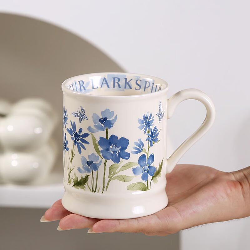 Shangqi French Floral Ceramic Mug