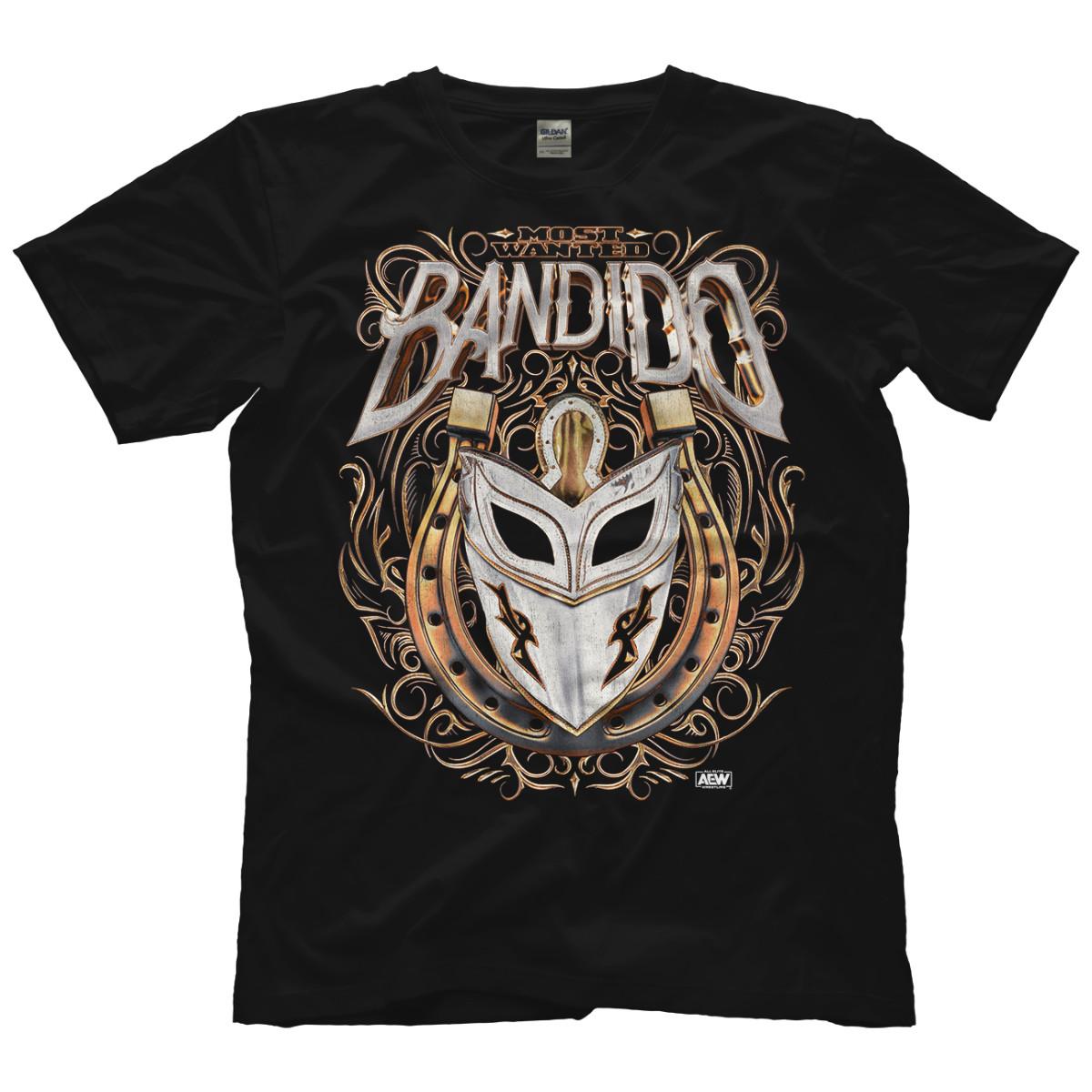 Bandido - Most Wanted AEW Official T-Shirt S разноцветный