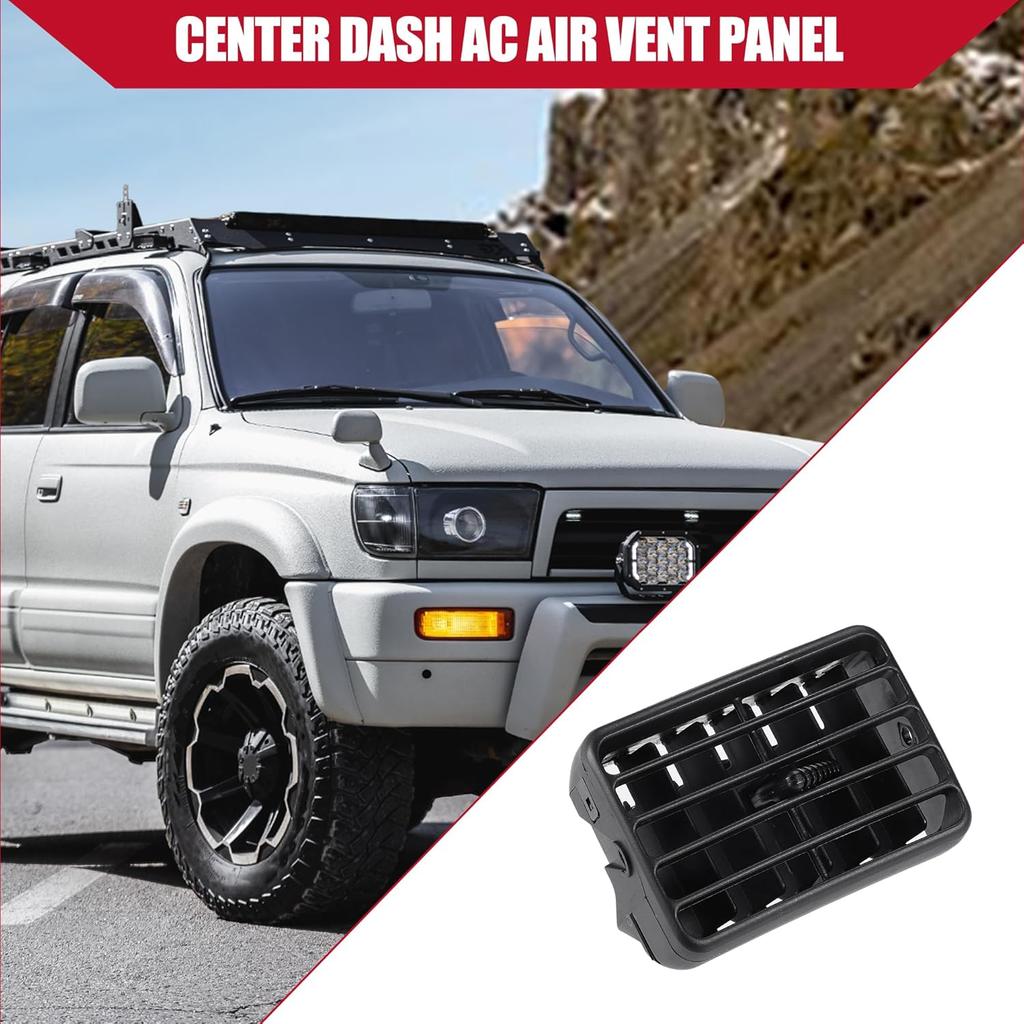 Nr. 55063-35030 Auto Mittelkonsole Klimaanlage Lüftungsgitterblenden für Toyota 4Runner 1996-2002 / Innen/Kunststoff / 2 Stück