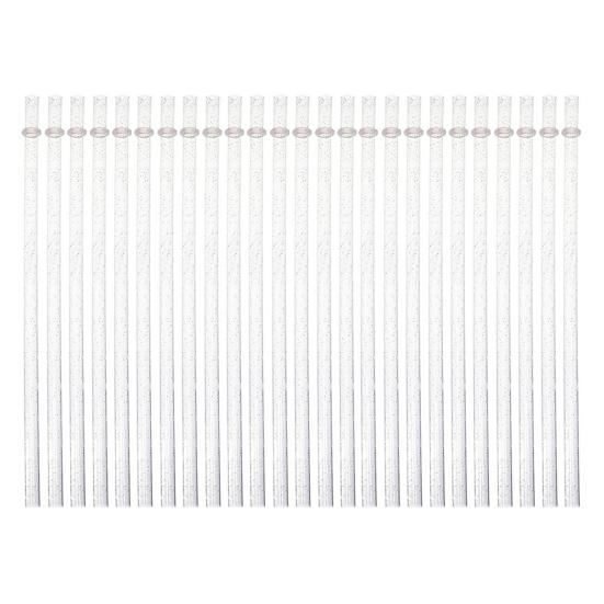 Yousheng 25Pcs Reusable Glitter Straws for Cups, 23cm Food-Grade PP Straw with Fixed Buckle, BPA-free Thickened Drinking Straws