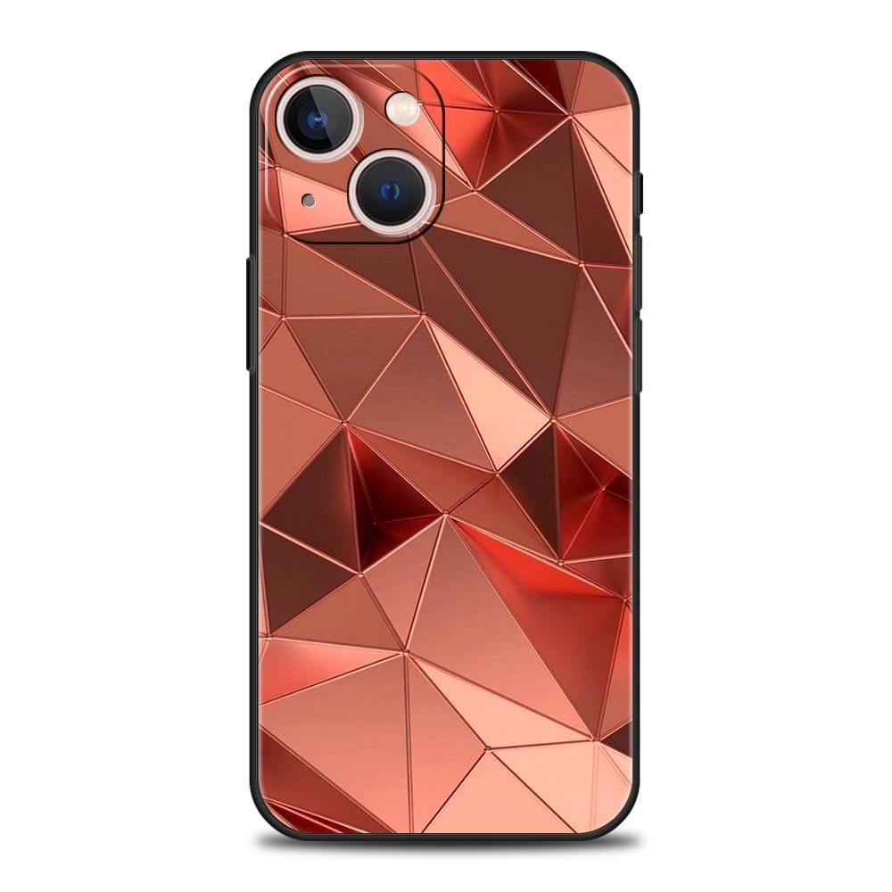 Rose Gold Pink Princess Queen Phone Case For iPhone Apple 15 14 13 Pro Max 12 11 Mini 7 8 Plus XR XS X SE 2020 Cover Shell Coque