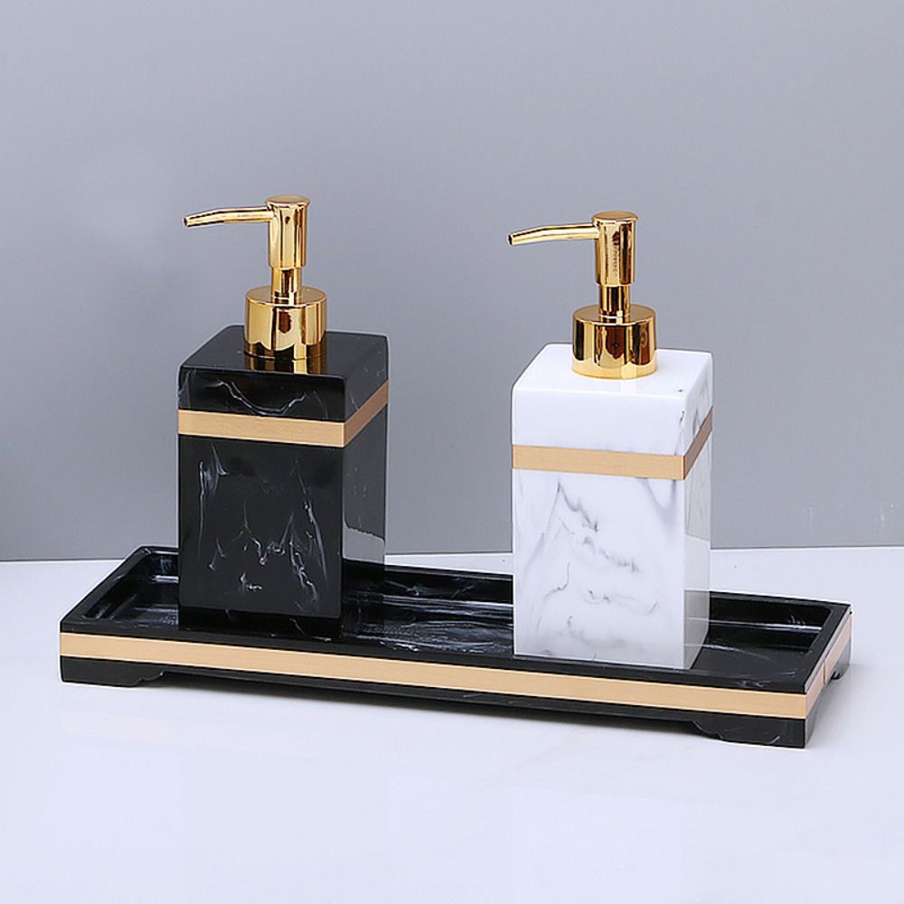 Resin Lotion Dispenser Bottles Light Luxury Liquid Soap Container  Restaurant