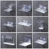 Wall-Mounted Transparent Storage Box for Phone, Remote, Toothbrush, and Comb