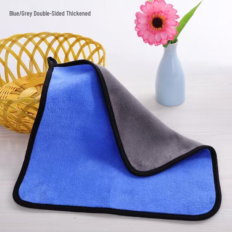 

Double-Sided Coral Fleece Billiard Cue Towel
