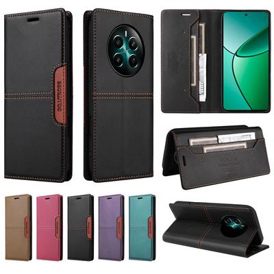 Magnetic Wallet Anti-theft Leather Case For Realme 13 4G 12 12X 13+ Realme12 Pro Plus 5G Pouch Card Holder Phone Book Flip Cover