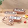 JIESITONG 304 Stainless Steel Japanese Style Insulated Lunch Box