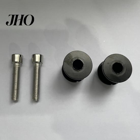 2 Pezzi Universali M8 Lega di Alluminio Moto Bobine Forcellone Cavalletto Paddock