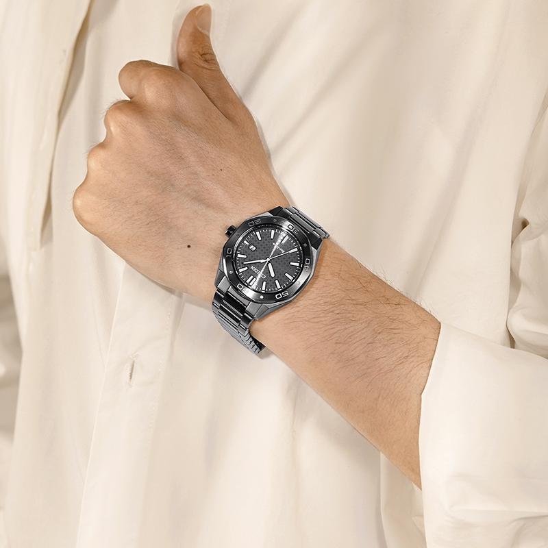 Citizen Eco Drive Light Powered Quartz Movement Stainless Steel Strap Watch 41mm Men's Watches BM7637-81H